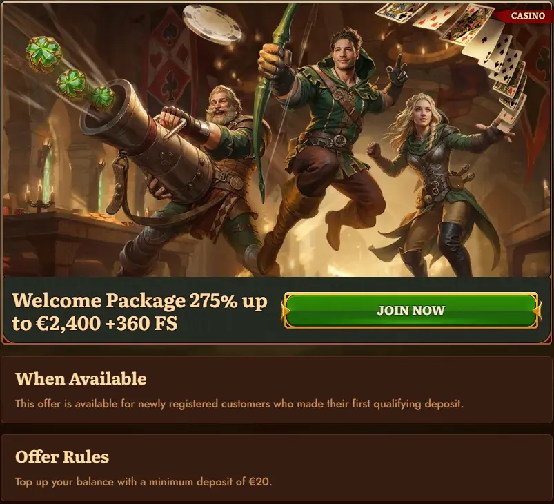 wildrobin bonus